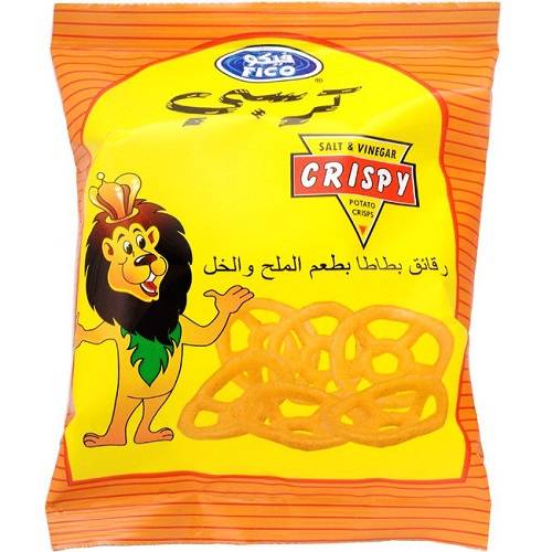 فيكو كرسبي رقائق بطاطا بطعم الملح والخل 15جم