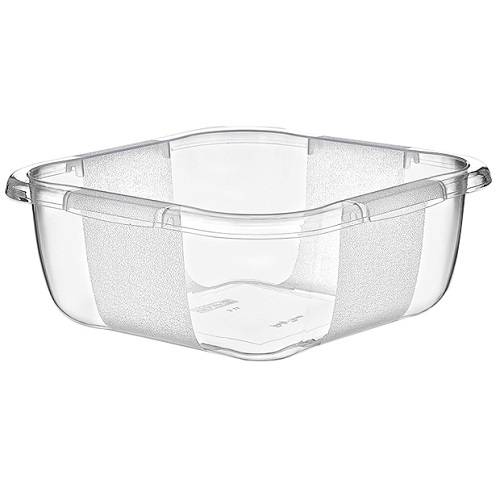 بولي تايم حوض مربع شفاف 15لتر رقمE-167