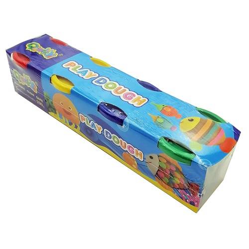 عجينة اللعب طين صلصال 4الوان 400جم