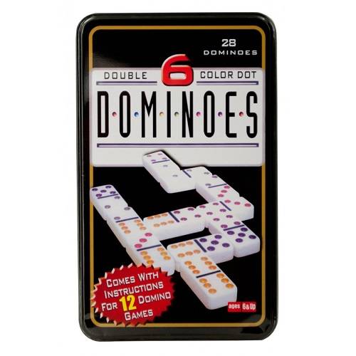لعبة دومينو مزدوجة 6الوان 28دومينو رقم.D4526