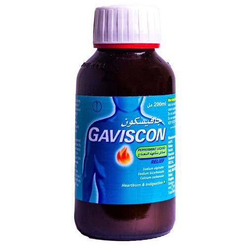 جافيسكون لتخفيف الحموضة وسوء الهضم بنكهة النعناع 200مل