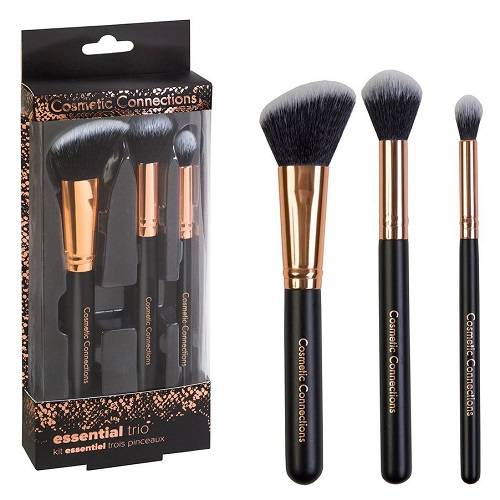 رويال كوزمتيكس طقم فرش مكياج 3حبة رقم.142