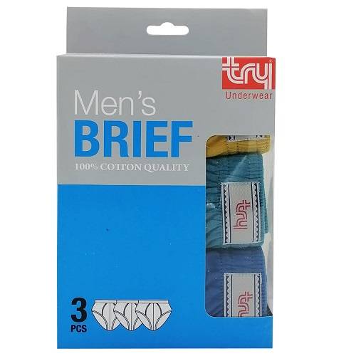 تراي سليب رجالي قصير سادة الوان مختلفة 3حبة رقم.2