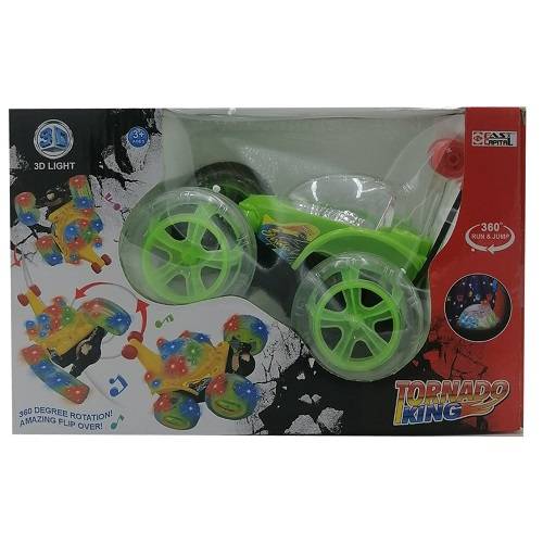 تورنادو كينج لعبة السيارة الشقية مع ريموت كنترول واضاءة وموسيقى موديل رقم.Rc20033