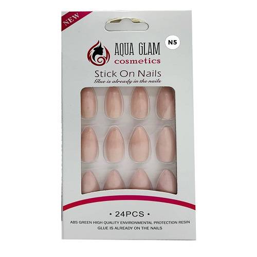 اكوا جلام طقم اظافر صناعية 24حبة موديل رقم.N5