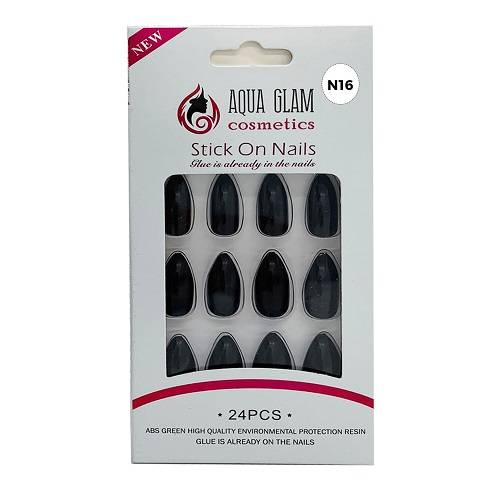 اكوا جلام طقم اظافر صناعية 24حبة موديل رقم.N16