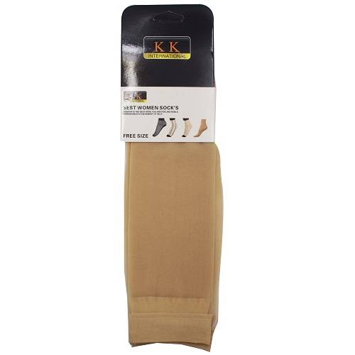 جورب شفاف بيج 4حبة