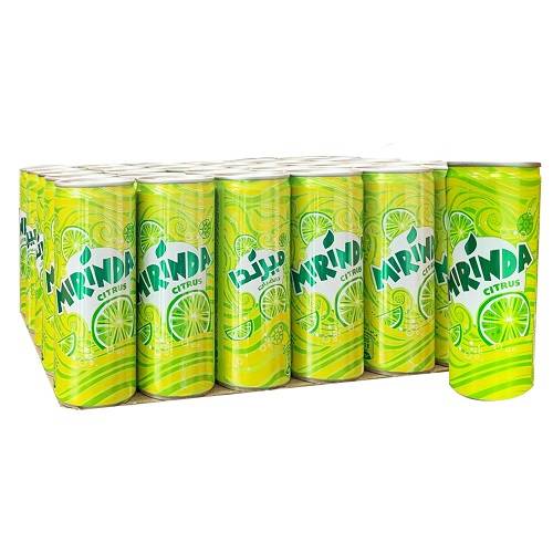 ميرندا حمضيات مياه غازية 250مل 30حبة 1كرتون