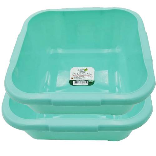 بولي تايم حوض مربع 3لتر 2حبة