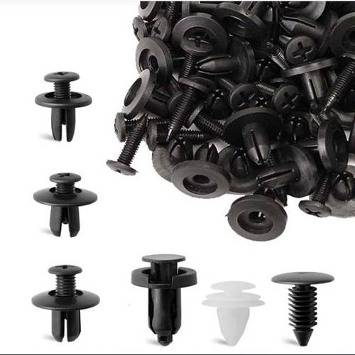 برغي سيارة اسود وابيض 100قطعة