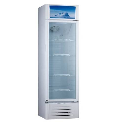 ميديا ثلاجة تجارية 281لتر ابيض 10قدم موديل رقم.HS-281S