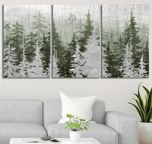 لوحة ثلاثية من الفن الحديث مصنوعة من خام الكانفس عالي الجودة مع اطار داخلي رقم.2252228