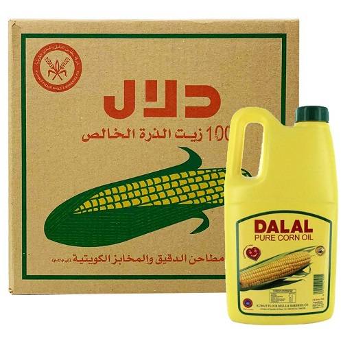 المطاحن دلال زيت الذرة الخالص 2لتر 6حبة 1كرتون