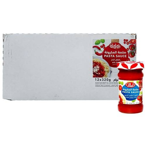 العلالي صلصة المعكرونة بالطريقة الايطالية الاصلية 320جم 12حبة 1كرتون