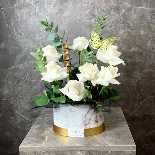 بوكس الابيض الرخامي