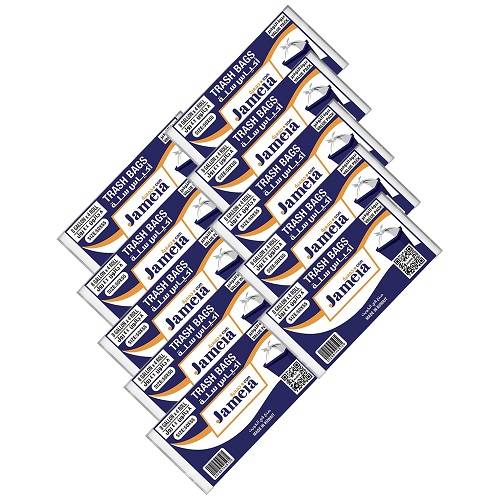 جمعية اكياس للنفاية 8جالون 50×55 عالية الجودة 120كيس 10باكيت 1كرتون