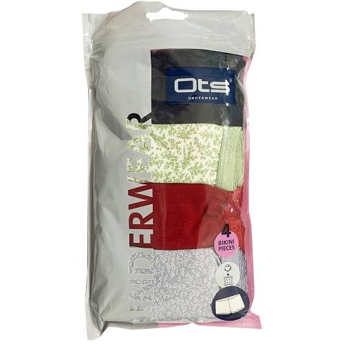 اوتس طقم بوكسر نسائي قطن 4قطع