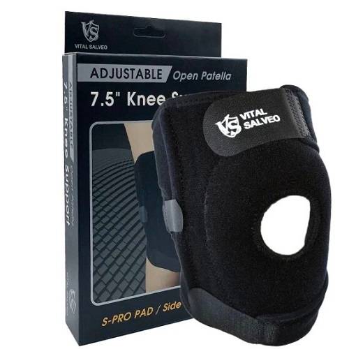 فيتال سالفيو دعامة للركبة قابلة للتعديل اسود 1قطعة
