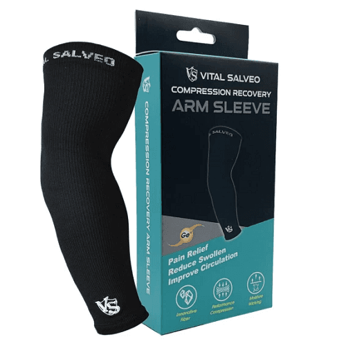 فيتال سالفيو داعم ذراع اسود 1قطعة