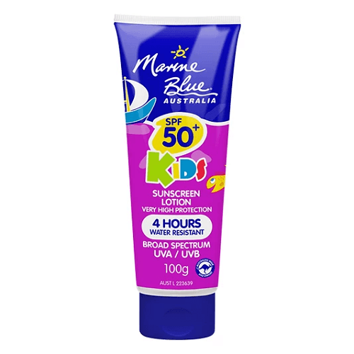 مارين بلو واقي شمس للاطفال بمعامل حماية +50 100جم