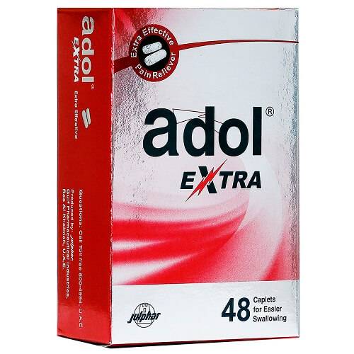 ادول اكسترا مسكن للالم وخافض للحراره 500مجم 48قرص مغلف