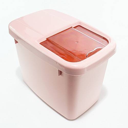 صندوق تخزين الارز وردي موديل رقم.CHKT487