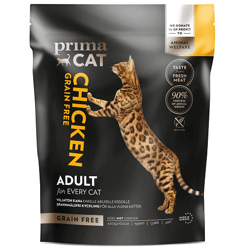 بريما كات طعام القطط حبوب بالدجاج 1.4كجم