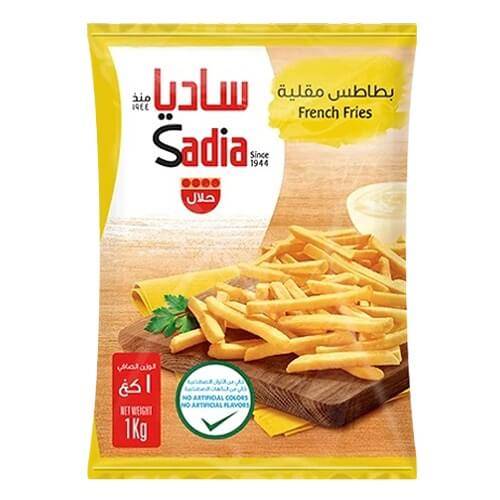 ساديا بطاطس مقلية مجمدة متوسطة 1كجم