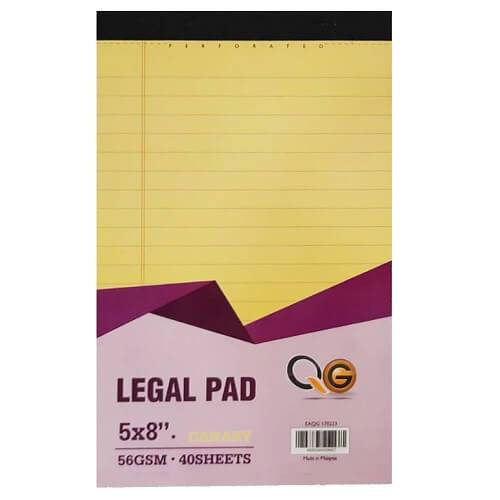 ليجل باد دفتر ملاحظات اصفر 40ورقة