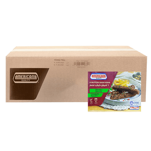 امريكانا كباب غنم 6قطع 420جم 12حبة 1كرتون