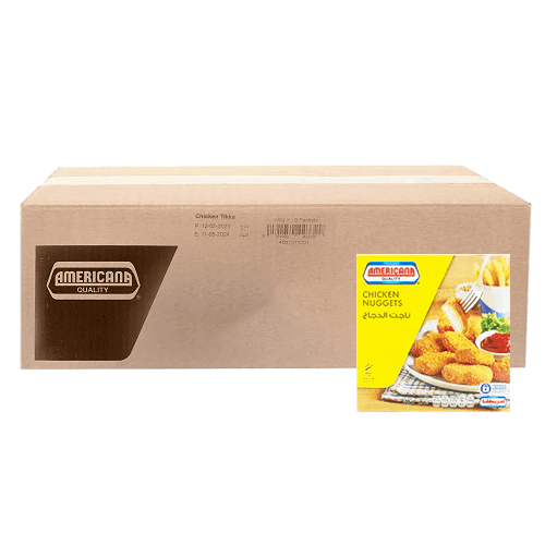 امريكانا دجاج ناجتس 500جم 18حبة 1كرتون