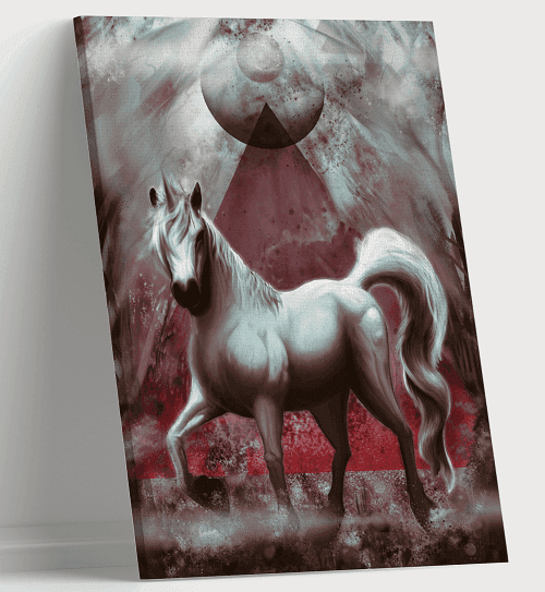 لوحة من الفن الحديث مصنوعة من خام الكانفس عالي الجودة مع اطار داخلي رقم.2252043