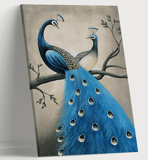 لوحة من الفن الحديث مصنوعة من خام الكانفس عالي الجودة مع اطار داخلي رقم.2252070