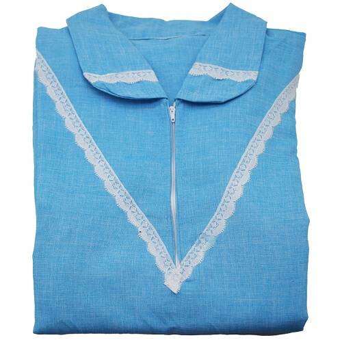 طقم عاملة منزل شتوي ازرق سماوي 2قطعة رقم.2