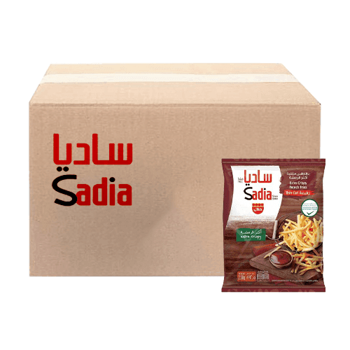 ساديا بطاطس مقلية رفيعة مجمدة 2.5كجم 4حبة 1كرتون