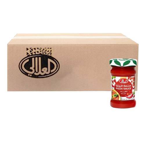 العلالي صلصة البيتزا بالفلفل الحار 320جم 12حبة 1كرتون