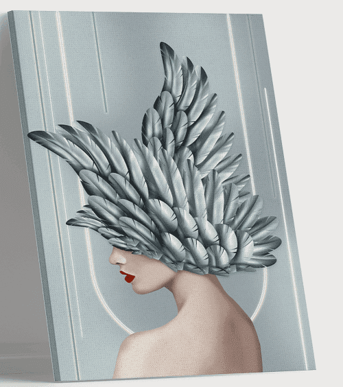 لوحة من الفن الحديث مصنوعة من خام الكانفس عالي الجودة مع اطار داخلي رقم.2252135