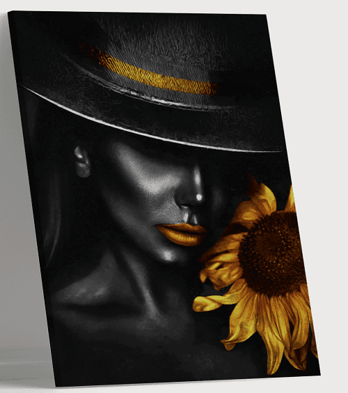 لوحة من الفن الحديث مصنوعة من خام الكانفس عالي الجودة مع اطار داخلي رقم.2252147