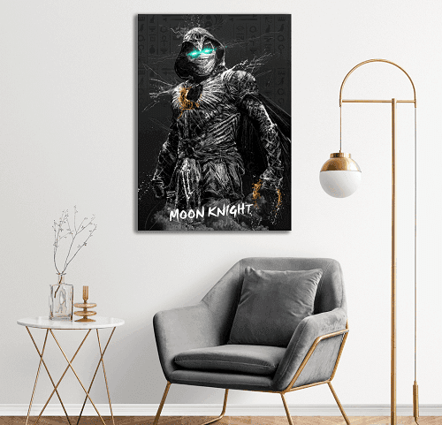 لوحة فارس القمر للفنان اسحاق اوسكار مصنوعة من خام الكانفس عالي الجودة مع اطار داخلي رقم.2252365