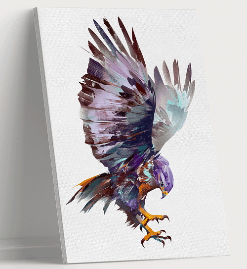 لوحة من الفن الحديث مصنوعة من خام الكانفس عالي الجودة مع اطار داخلي رقم.2252216