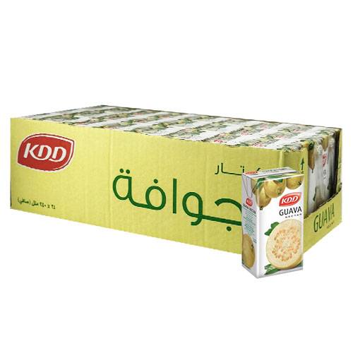 كي دي دي عصير جوافة 250مل 24حبة 1كرتون