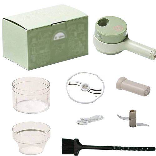 ماكينة تقطيع الخضار 4 في 1 قابلة للشحن