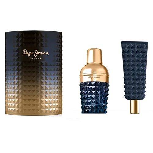 بيبي جينز لندن طقم عطر ازرق او دو بيرفيوم للرجال 2قطعة