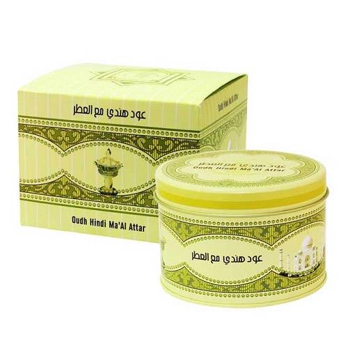 بخور الحرمين عود هندي مع العطر 50جم