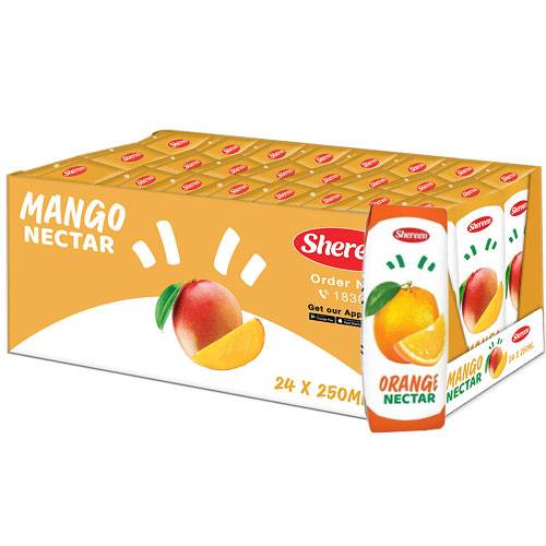 شيرين عصير المانجو نكتار 250مل 24حبة 1كرتون