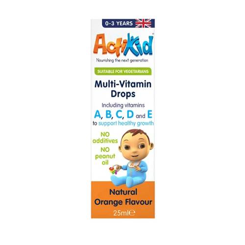 اكتي كيد فيتامينات متعددة للاطفال قطرات 25مل 