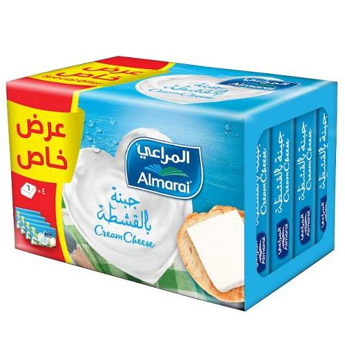 المراعي جبنة بالقشطة 6حبة 3+1مجانا