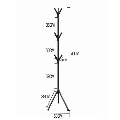 علاقة ملابس فاخرة اسود موديل رقم.K1172