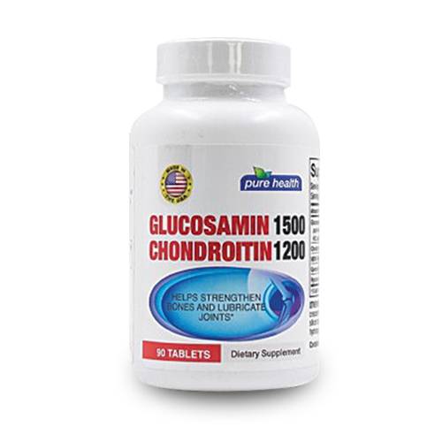 بيورهيلث جلوكوزامين 1500 وكوندرويتين 1200 90قرص