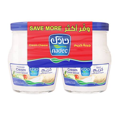 نادك جبنة كريم قابلة للدهن 500جم 2حبة